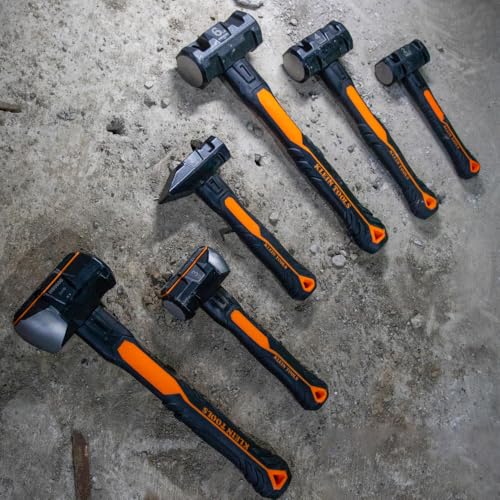 image for Klein Tools H80602 Sledge Hammer, 2-1/2 Pound Blacksmith Hammer with F