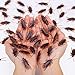 Wirrabilla Pretty Realistic 50PCS Fake Roaches, Fake Cockroaches Great Way to Play a Prank, Faux Cockroaches Lifelike Creepy Perfect for Halloween Project, Tricking People, Kid Playing