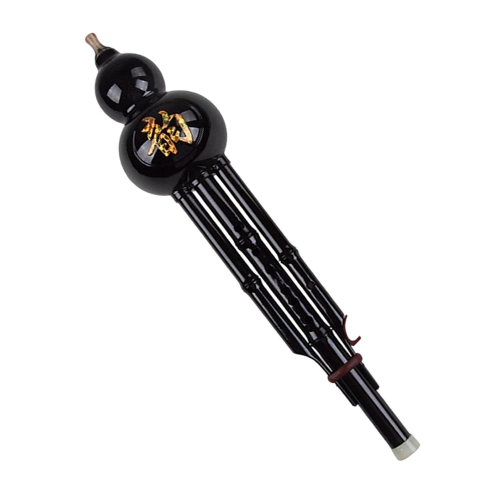 Strumento Per Principianti Con Chiave ABS Durevole Hulusi In Bachelite(Black)