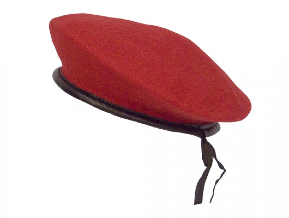Wool Monty Berets (Small, Red)