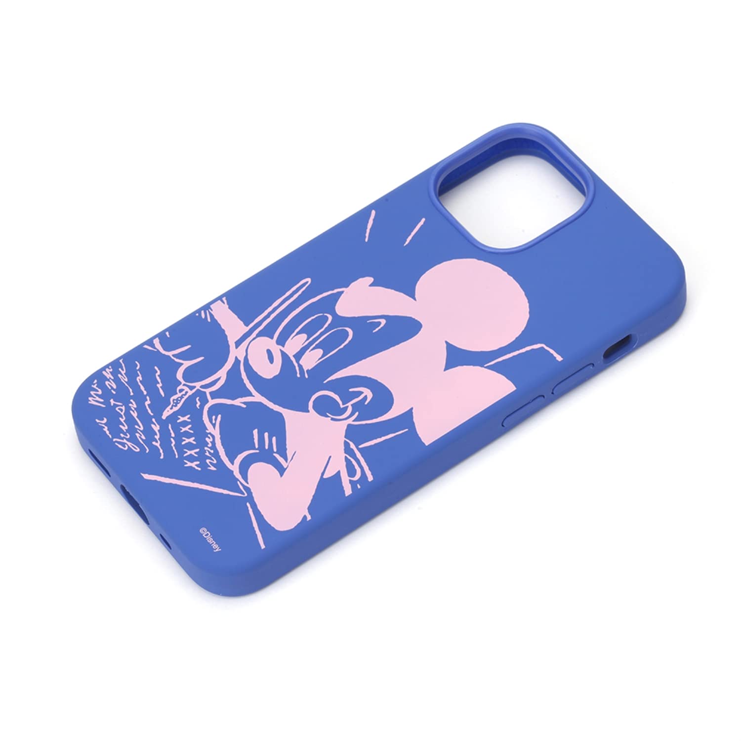 PGA PG-DSC21J01MKY 抗菌スリムシリコンケース Disney ミッキーマウス〔iPhone 13 mini用〕