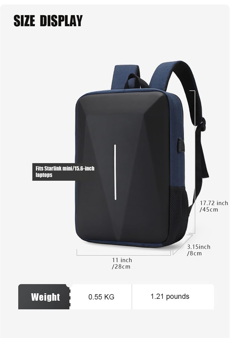 Borsa per Starlink Mini - Custodia per piatto Starlink e tutti gli accessori - Antifurto Impermeabile