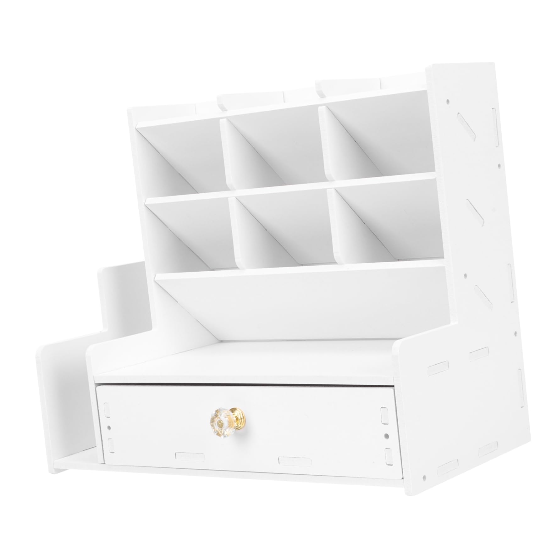 PLAFOPE Portapenne in Legno Multifunzione Portapenne Organizer Da Scrivania Capacità Per Il Trucco