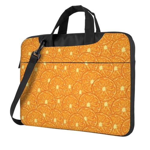 Salelf Riped Juicy Sliced Oranges2 für 360-Grad-Schutz Laptoptasche für 13-15,6 Zoll, Business Messenger Aktentasche