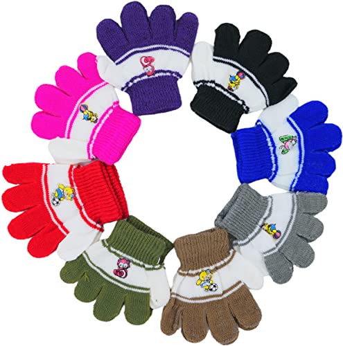 Image of ToBeInStyle Kids Pack of 6 Warm Winter Gloves