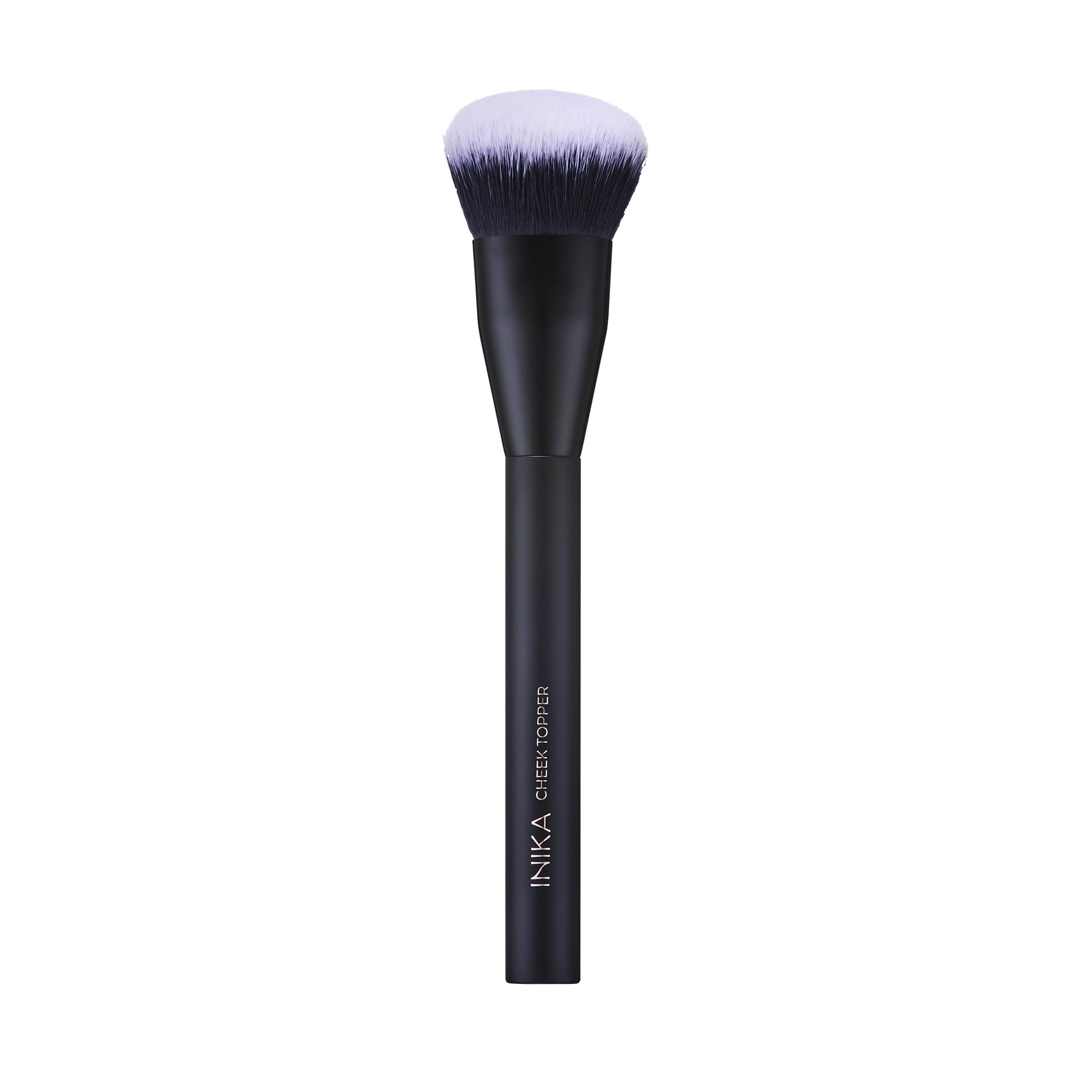 INIKA Cheek Topper Brush | Vegan, Cruelty-Free Professional Wide Angled Blush and Contour Brush. Sustainable design.
