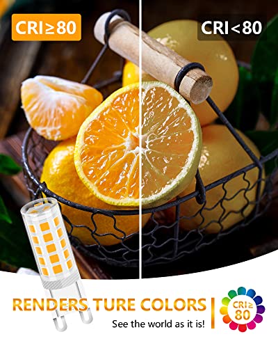 Vicalo Lampadina LED G9, 10 Pezzi 3W Lampadina G9