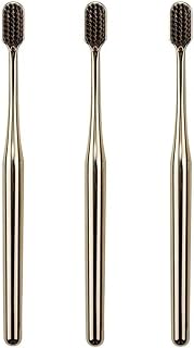 Zahnbürste Luxus Gold/Silber, weiche Borsten