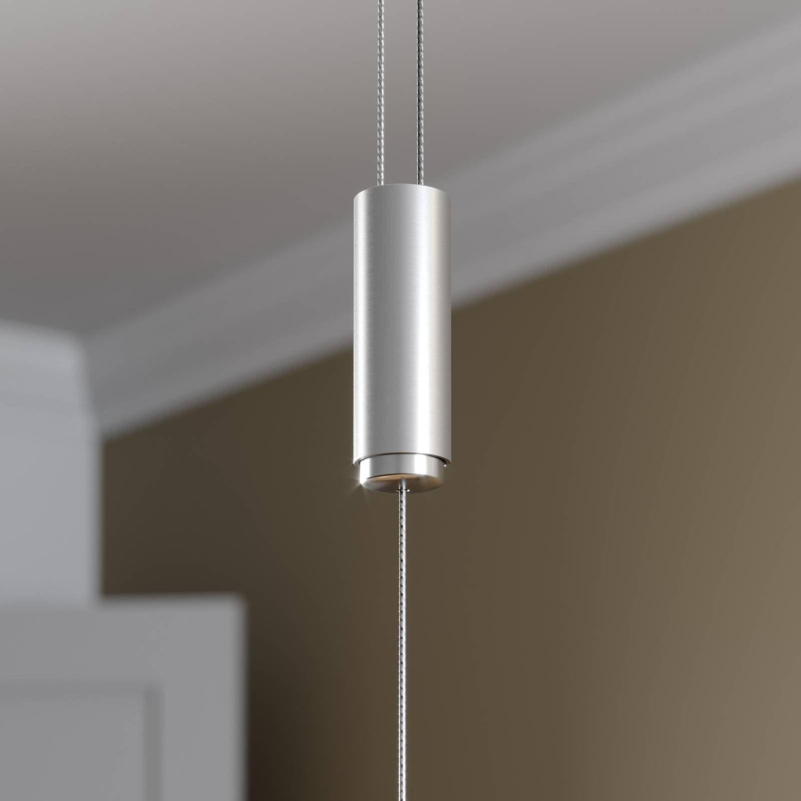 Lucande LED Pendelleuchte höhenverstellbar, dimmbar per Wandschalter Esstisch Hängelampe 140 cm 6x 5W Esstischlampe Wohnzimmerlampe