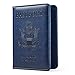 ACdream Passport Holder and Vaccine Card Holder Combo, Cover Wallet, Leather Travel Documents Organizer Protector, RFID Blocking, for Women/Men