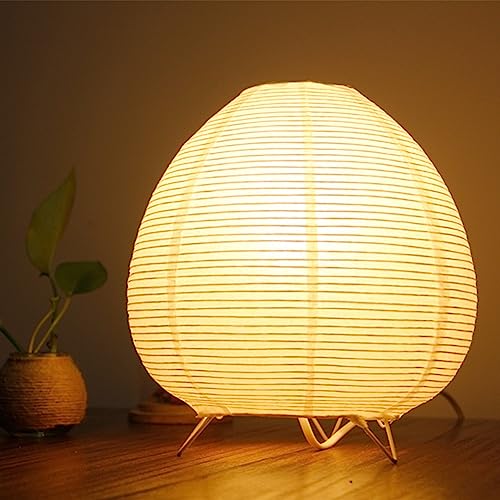 YY YEARCHY Rice Paper Table Lamp 8-inch Tall