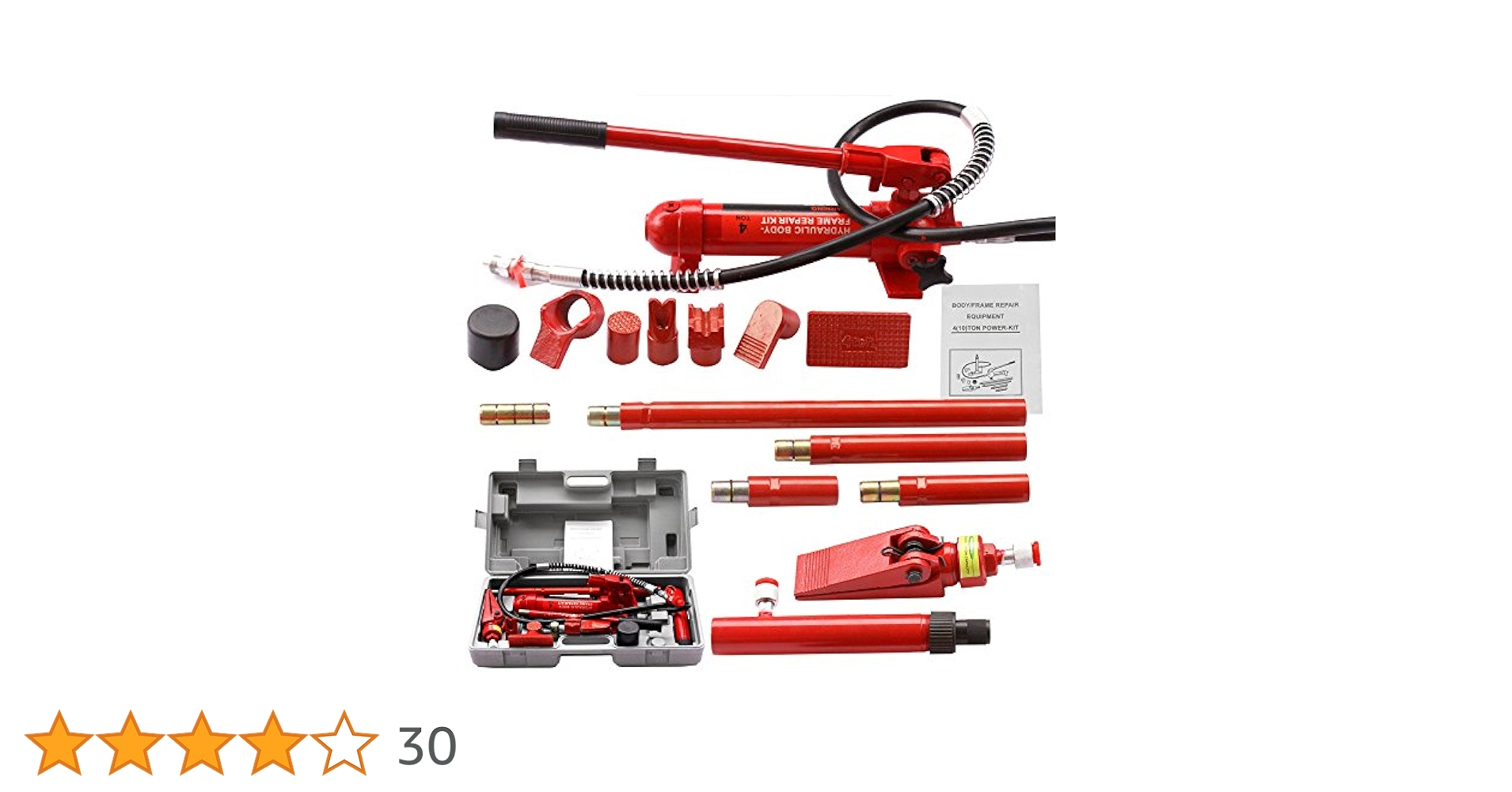 Zeny 4 Ton Porta Power Hydraulic Jack Body Frame Repair Kit