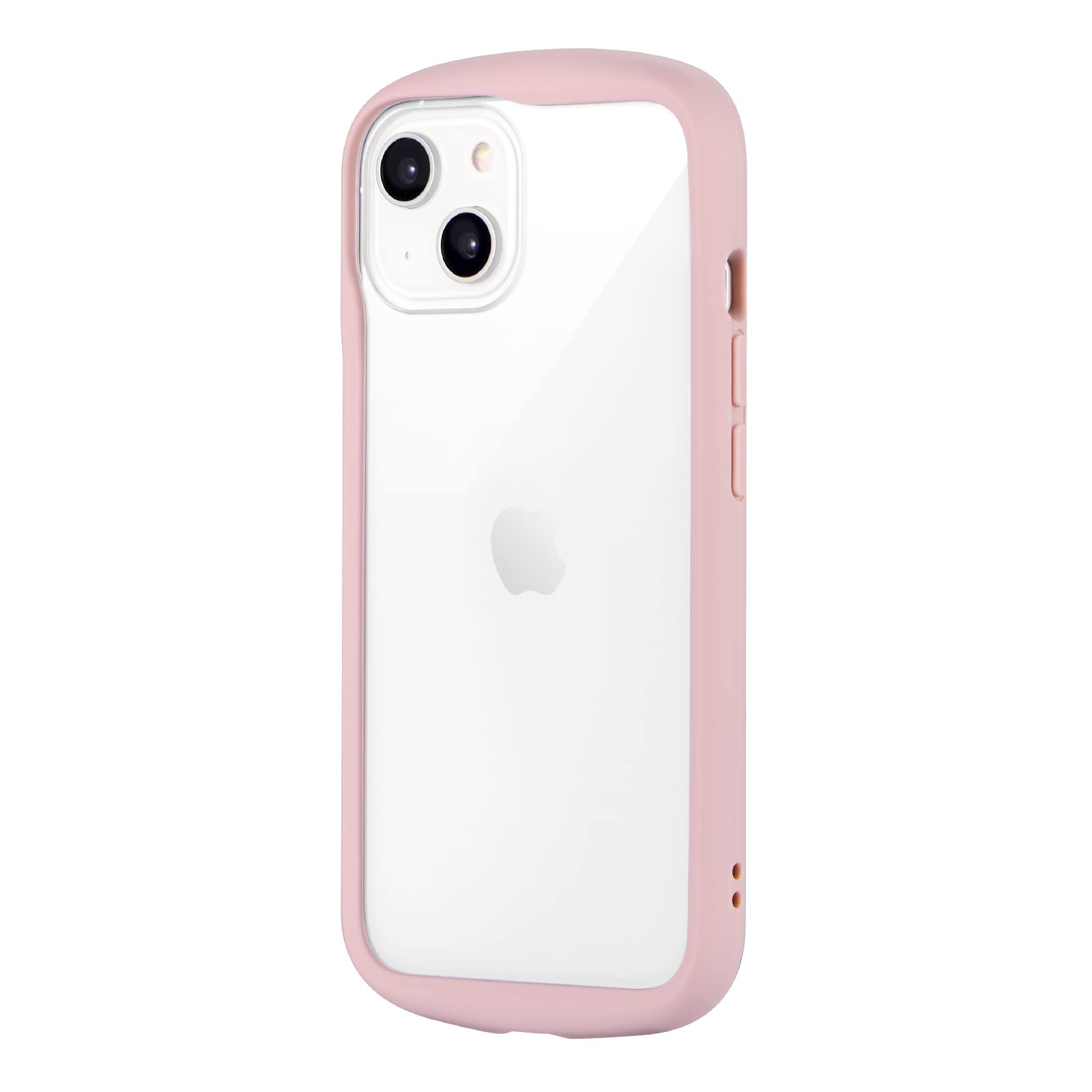 VIAGGI LN-MIM22PLCPK iPhone 14 Shockproof Hybrid Case, Clear Dusty Pink