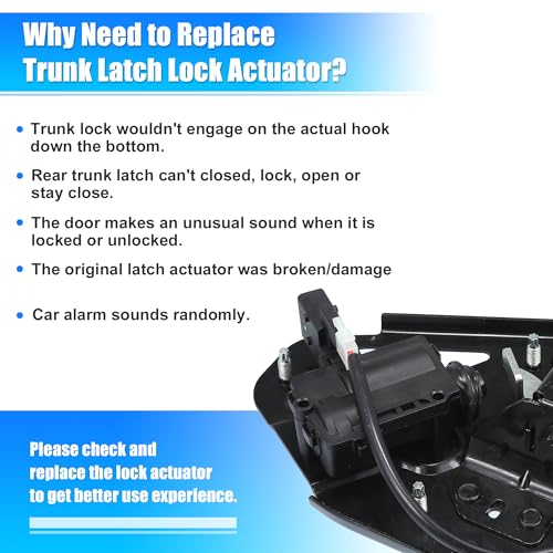 Image of uxcell No.25886854 /15893791 Rear Tailgate Trunk Lift Gate Latch Lock Actuator for Chevy Suburban 1500 LS LT LTZ 2007-2014 for GMC Yukon 2007-2014