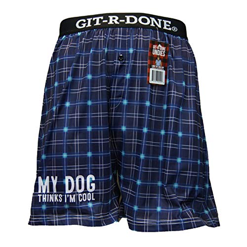 BRIEF INSANITY Larry The Cable Guy Git-R-Done Boxer Shorts | Comfortable Famous Slogan