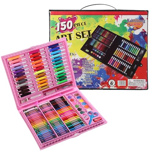 Juego de marcadores de bolígrafos para colorear, kits de dibujo de artesanía | 150X suministros de dibujo profesionales,Juego de marcadores de bolígrafos para colorear para, suministros de dibujo de