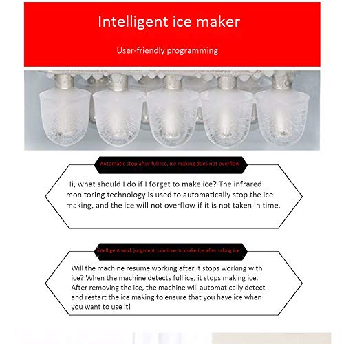 Máquina automática para hacer cubos de hielo doméstica miniatura 6