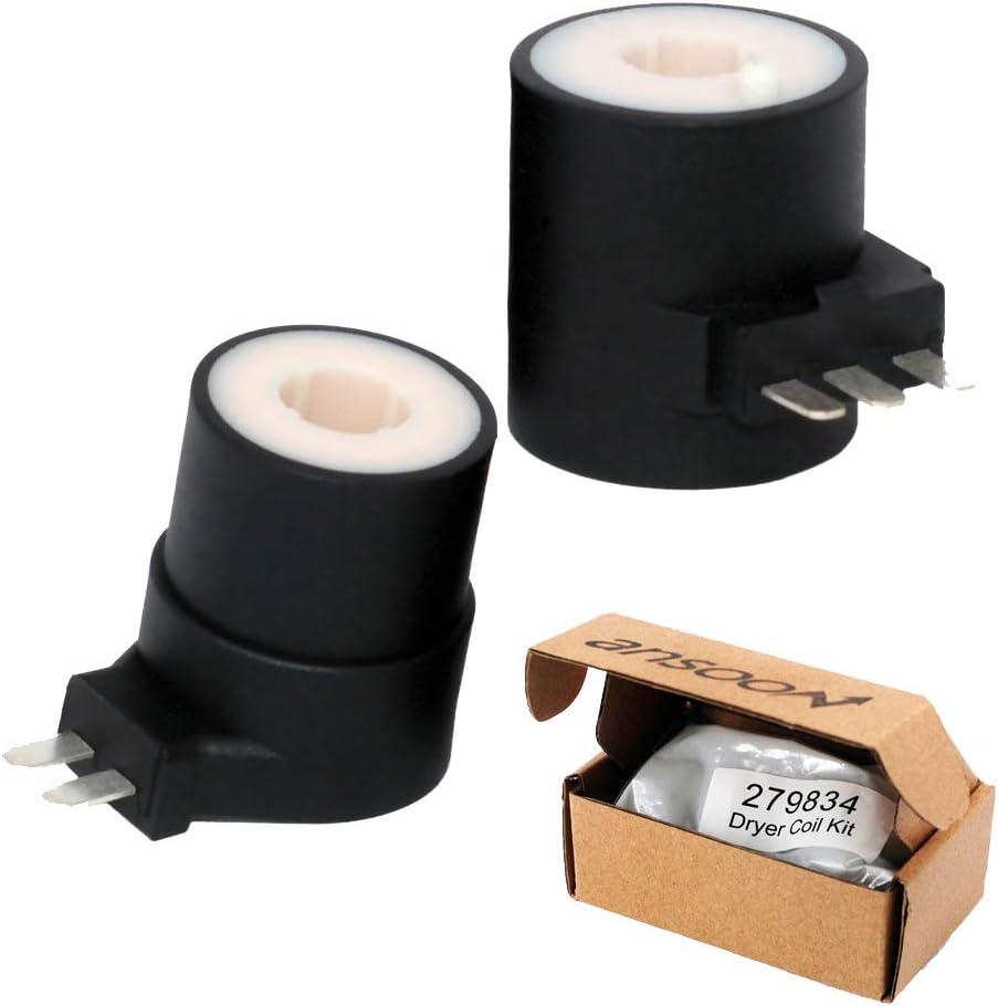 Ansoon 279834 Dryer Gas Valve Coil Kit Replacement Part Compatible for