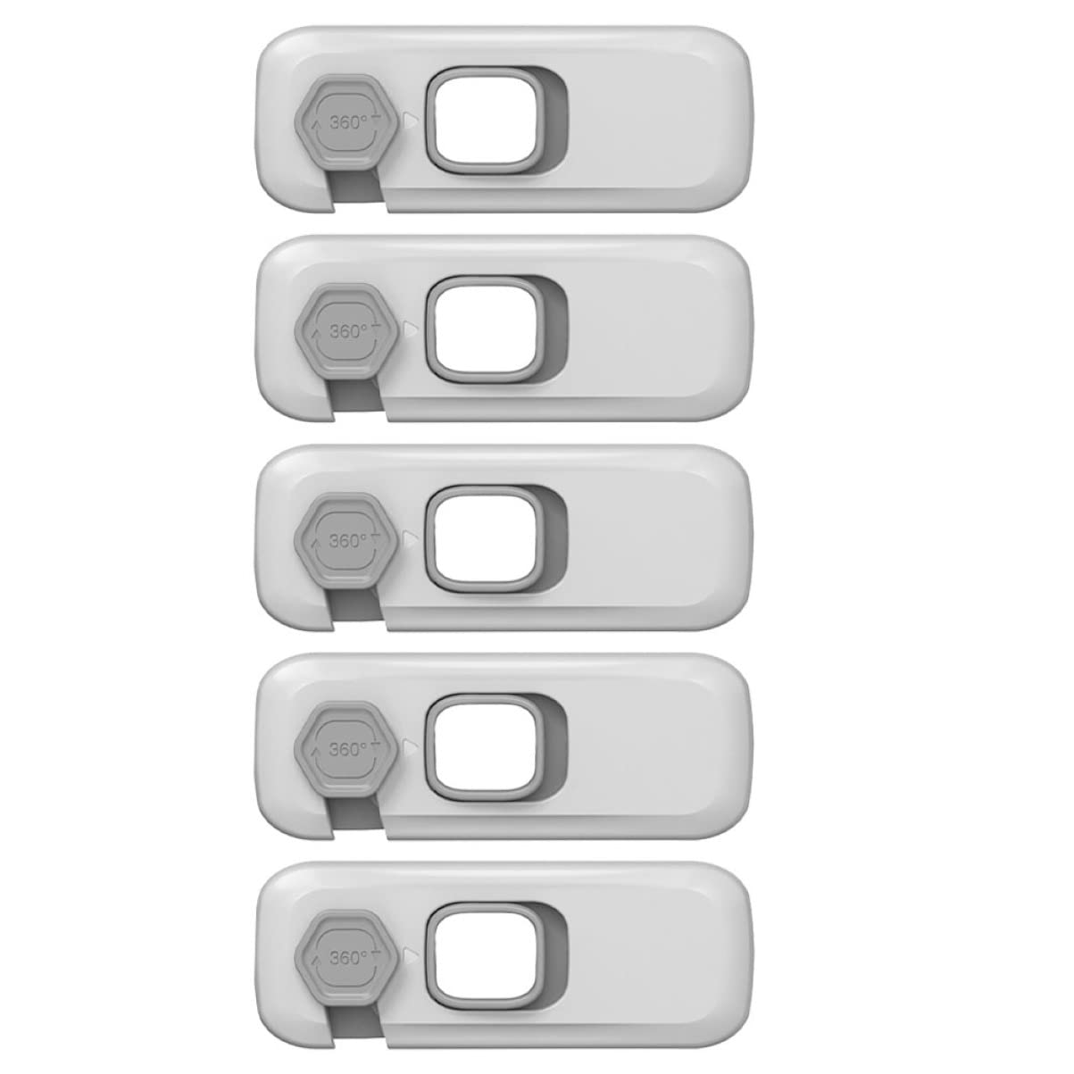 Baluue 10 Stk öffnen Sie das Türschloss Backofen Sicherheitsschlösser für Fenstersicherheit Magnet protect schutzzelt Schubladenschloss für Kinder -Sicherheitsschlösser Einfach Möbel