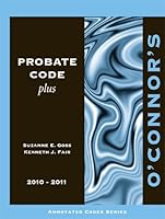 O'Connor's Probate Code Plus 2010-2011 159839102X Book Cover