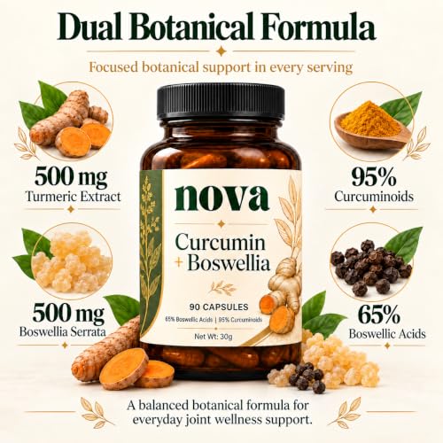 Nova Supplements Turmeric And Boswellia Supplement