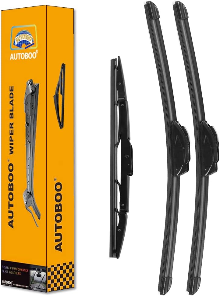 AUTOBOO Repuesto para Honda CRV CR-V limpiaparabrisas trasero 2012-2016 26 + 16 + 13 pulgadas