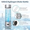 Curety Hydrogen Water Bottle Generator, Portable 1500ppb Hydrogen Water Machine with SPE/PEM Technology, Alternative for Hydrogen Water Pitcher, Water Ionizer, Hydro Water Bottle for Health #2