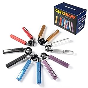 Grip Strength Trainer Set, 50-300LB(6 Pack), Wrist Forearm Strengthener, Metal No Slip, Hand Grip Gripper Strengthener for Strength Training and Exercise, Hand Workout Squeezer Grip Strength