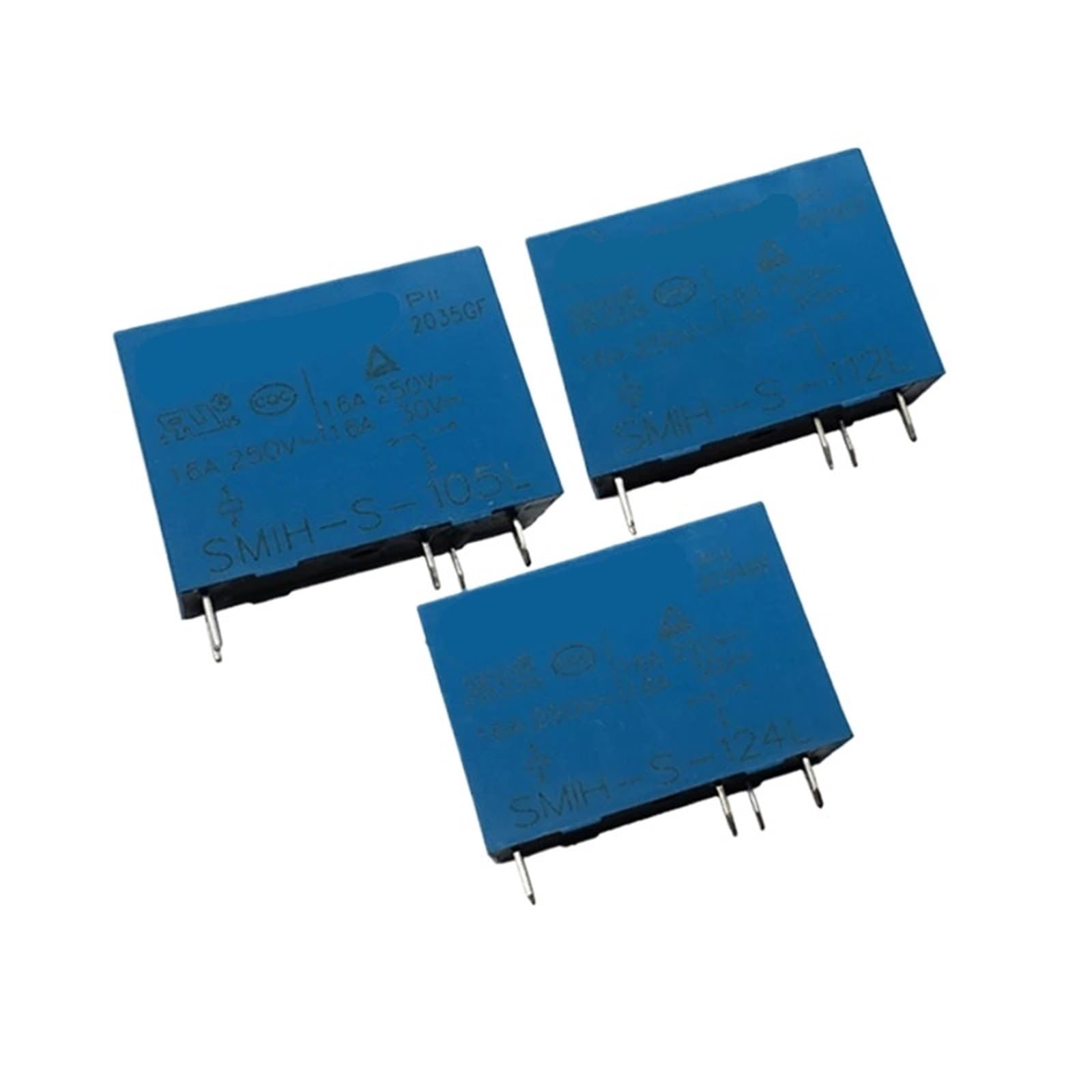 10 sztuk SMIH-S-105L SMIH-S-112L SMIH-S-124L zastępuje zestaw 5 pinów konwerterowych 16A 250V mały przekaźnik mocy (SMIH-S-112L)