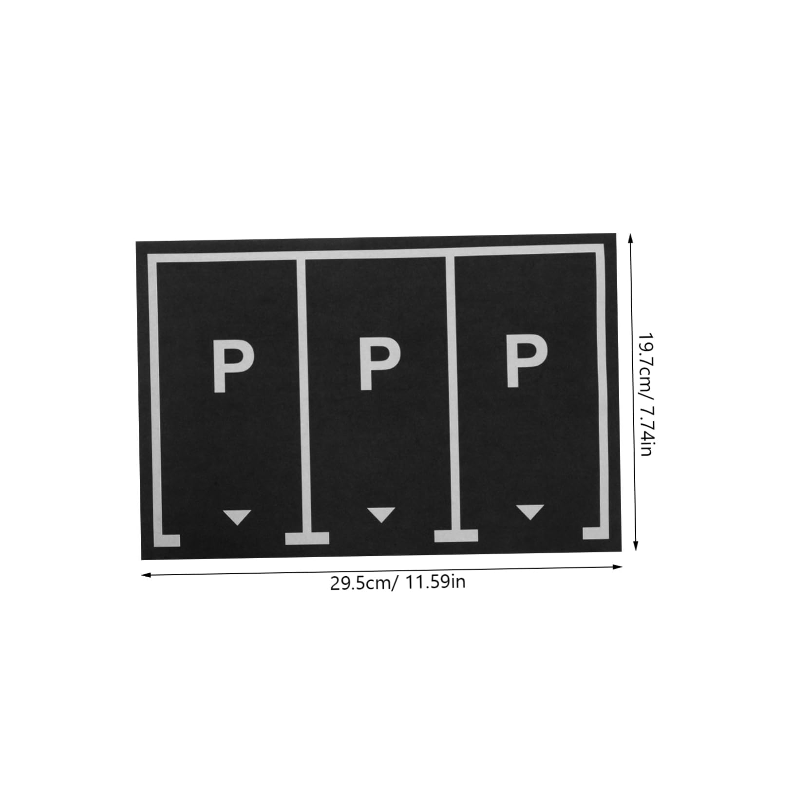 BESPORTBLE Sports and Girls Stickers Set Toy Car Parking Space Decals Wall Decals for