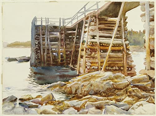 Toile Quai à Ironbound John Singer Sargent pour habiller un mur vide