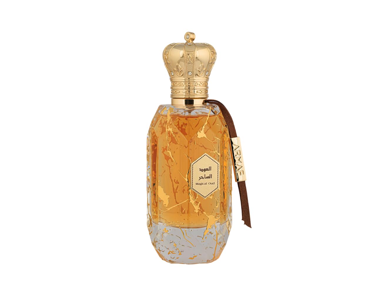 Armaf Eter Magical Oud Eau de Parfum 100 ml, Perfume Árabe para Mujer de Larga Duración, Incluye Atomizador Recargable 5 ml, Fragancia Amaderada y Moderna con Vetiver, Cachemira y Ámbar (Magical Oud)