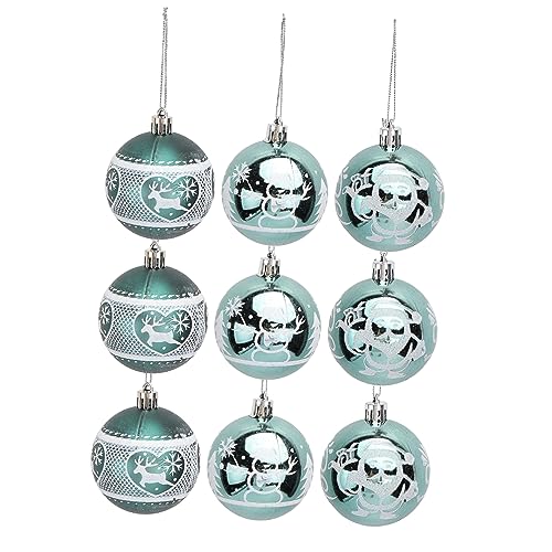 Garneck Weihnachtskugeln Christbaumschmuck Baumbehang 9 Stück...