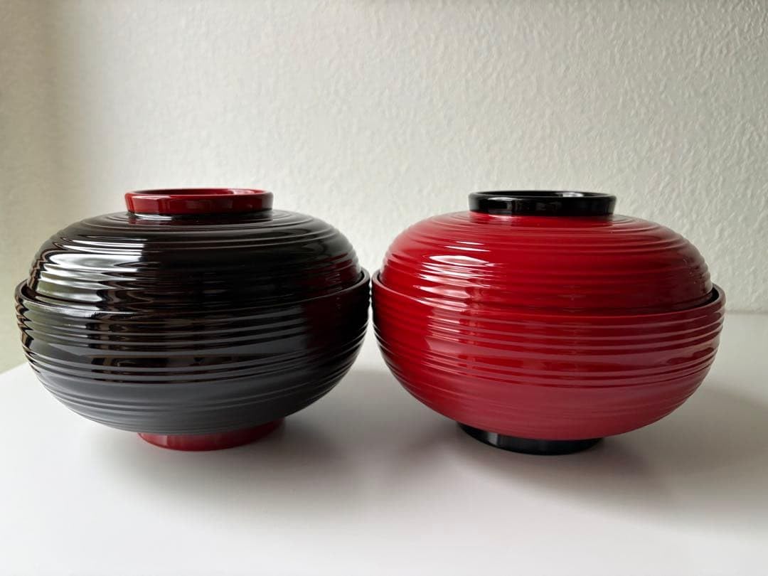 会津塗お好み椀　うるし塗装　筋入松葉　溜•朱２個【新品未使用】 Amazon.co.jp: 会津塗お好み椀 うるし塗装 筋入松葉 溜•朱2個