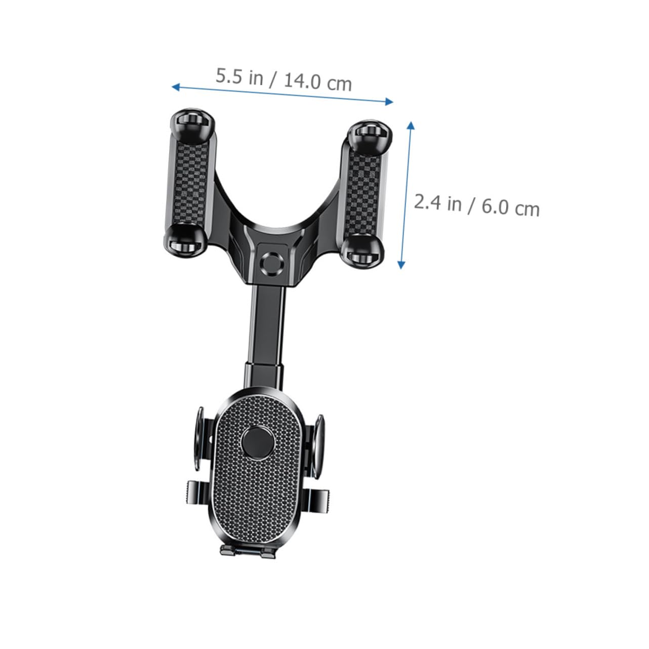 Supporto Auto Specchietto Retrovisore Rotazione Smartphone GPS in Resistente per e Video