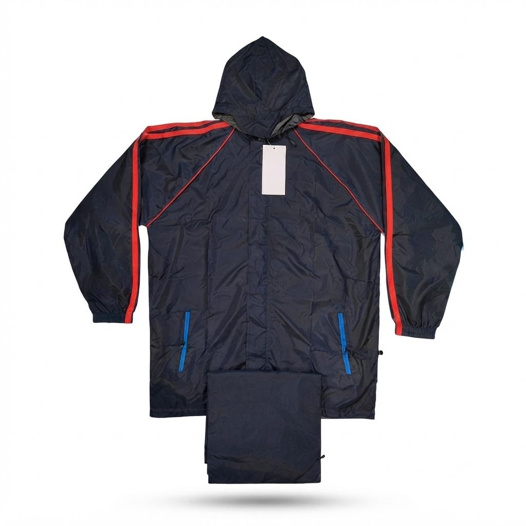 { 2026 Brings 5 Years WARRANTY ) Raincoat for Men & Women – Heavy Duty Waterproof Rain Suit, Portable & Breathable Rain Jacket with Hood, Ideal for Bike Riding.-image-34