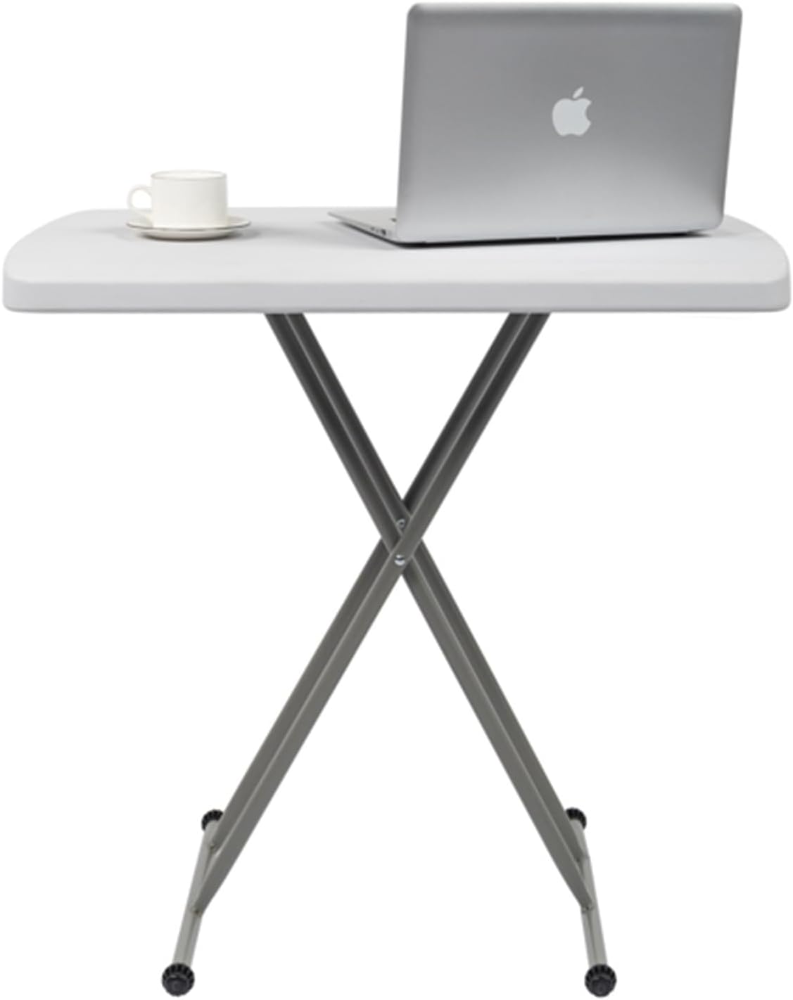 76 * 50 * 70.5cm Liftable Garden Plastic Table Dining Table Leisure Table Suitable for Indoor and Outdoor Garden Courtyard Lawn Balcony Terrace White