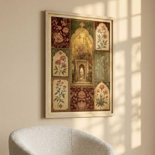Image of kotart Indian Traditional Art Wall Painting Home Decoration With Frame For Living Room Bed Room Hotel Wall Decor Digital Reprint Engineered Wood (13X17 inch)