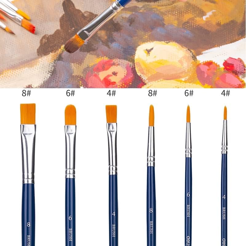 Set di pennelli | Legno di betulla/setole in nylon. 5 pz. | Multi