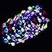 Produktbild Fascigirl Blumen Stirnband, 7 Stück Led Blumenkranz Haarschmuck Rebe Stirnbänder Kranz Haarband Damen Blumendekor Kopfschmuck Blumenkrone Leucht Kopfstück für Hochzeit Party (Schaum 1)