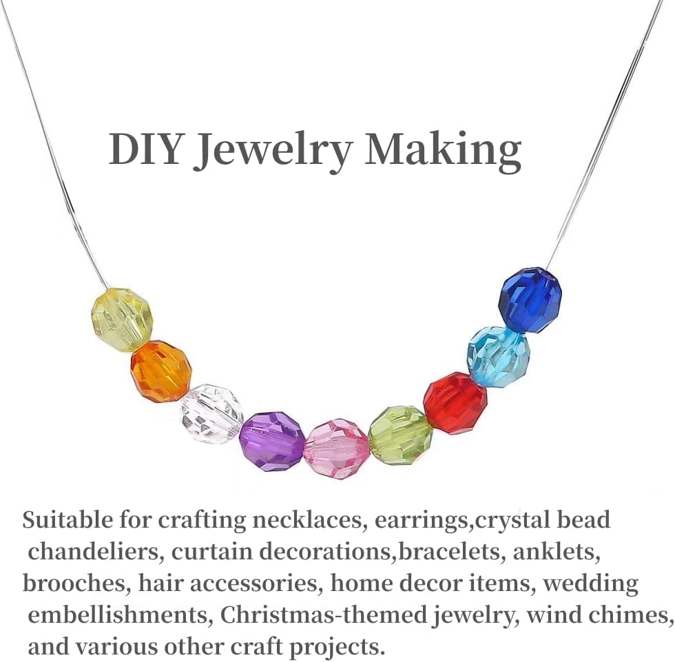 Lot De 200 Perles Rondes à Facettes En Acrylique De 10 Mm Pour La Fabrication De Bijoux Et Loisirs Créatifs (rose Rouge