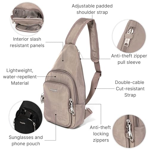 Image of Baggallini Securtex Anti-Theft Daytripper Sling