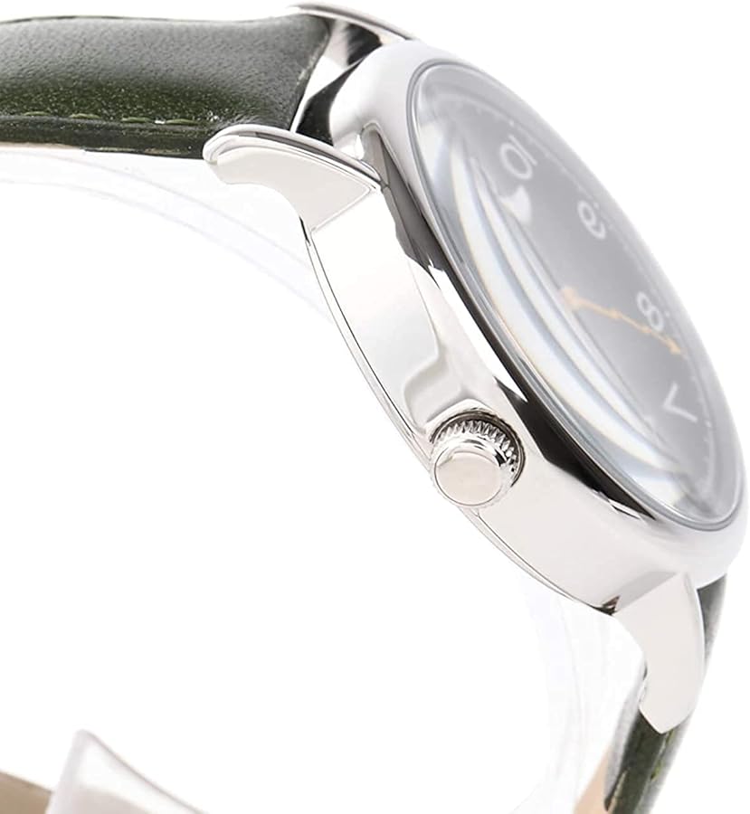 Amazon | [アンチクロックワイズ］逆回転腕時計 日本製クォーツ モス