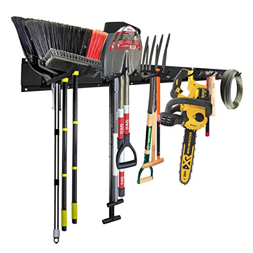 Garage Tool Storage Organizers Wall Mounted with 6 Removable Hooks and 3 Board, Super Heavy Duty ... - Powder-Coated Removable Hook Organizers