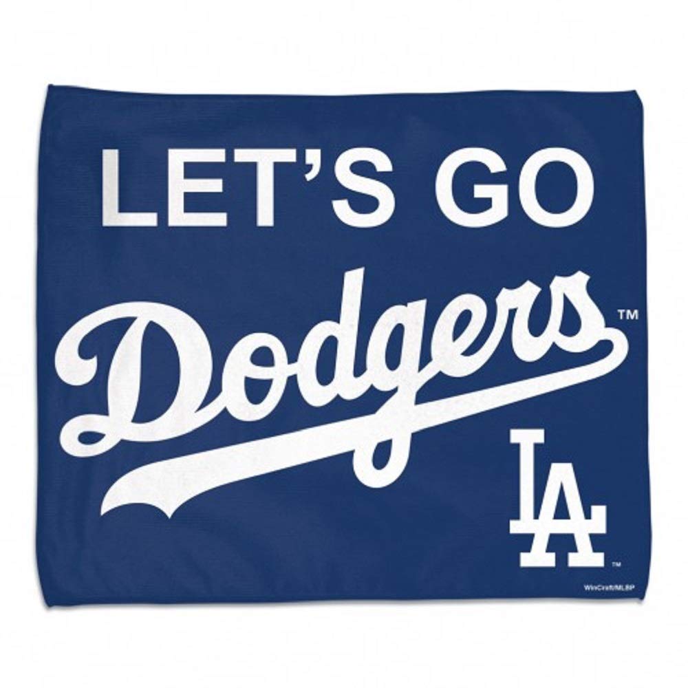 WinCraft Los Angeles Dodgers Let's GO Dodgers Rally Towel 15x18 - Full Color
