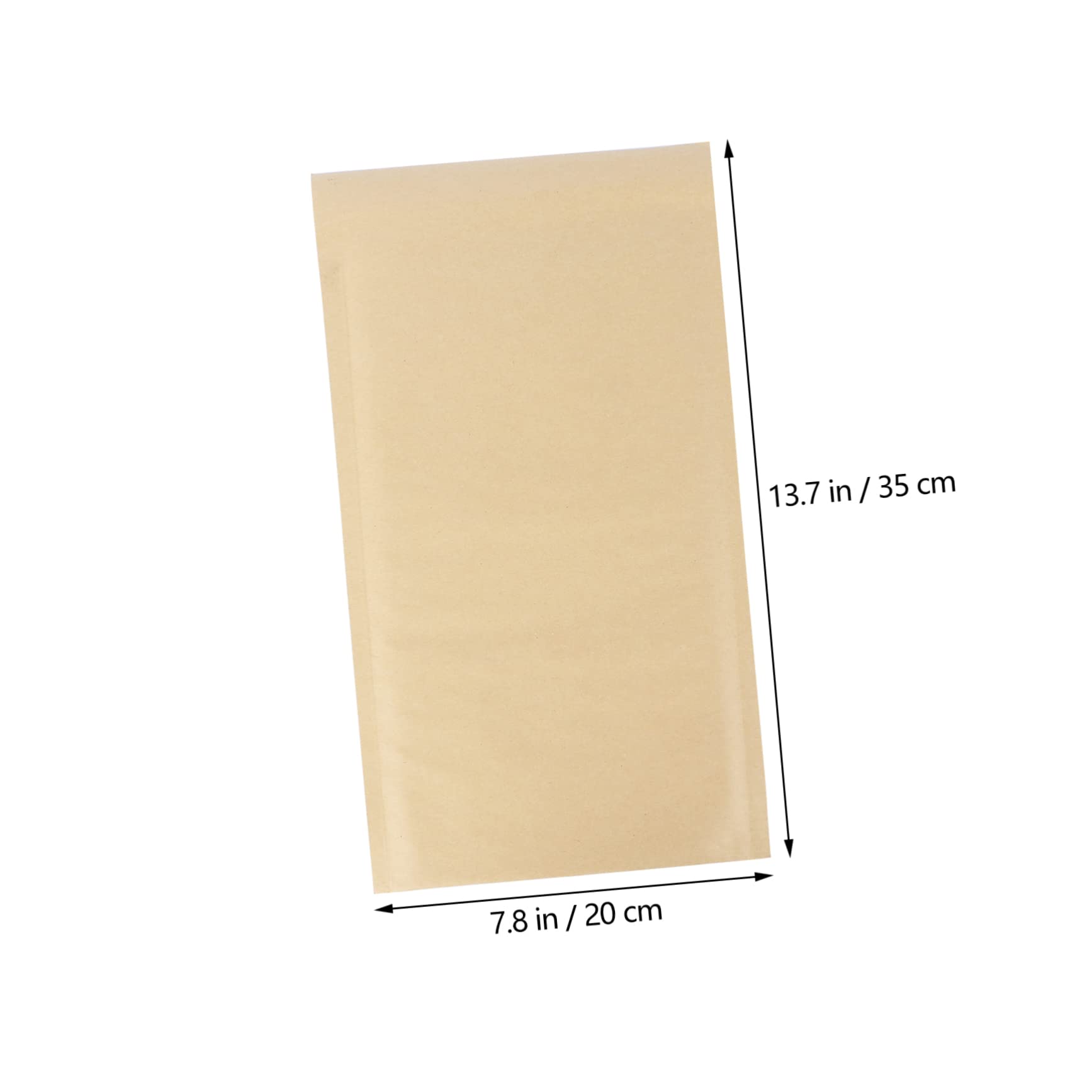 Lot de 25 Enveloppes à Bulles en Kraft Beige Doublure à Bulles pour Protection, Paquet D'emballage en Plastique Amortissants pour Envoi Sécurisé de Colis
