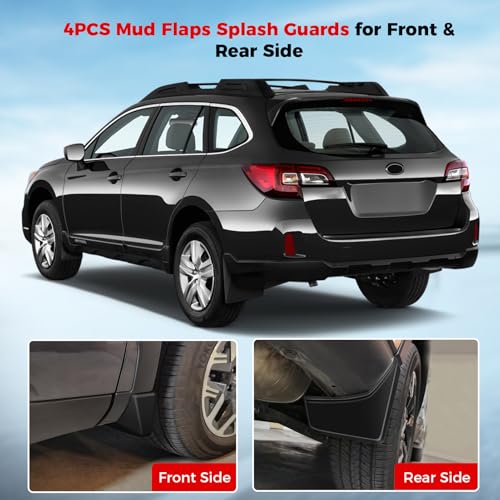 Image of 4PCS Mud Flaps Splash Guards, 2025 Mud Flaps, Protect Car from Scratches, Crafted from ABS Material, No Drilling Required, Decorate and Protect Car Paint