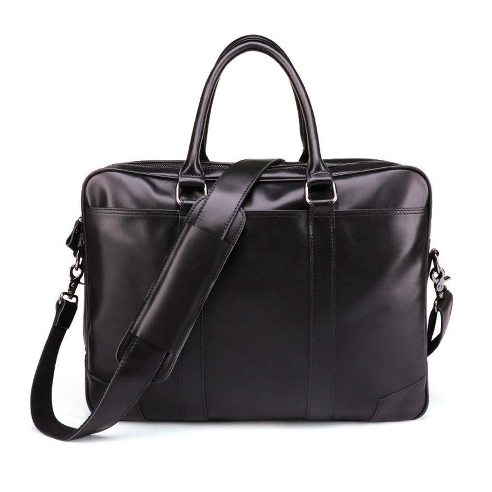 Sacs Messagers pour Hommes Solide Couleur des hommes en cuir Sac Messenger Porte-documents d'affaires for ordinateur portable Voyage pour le Travail