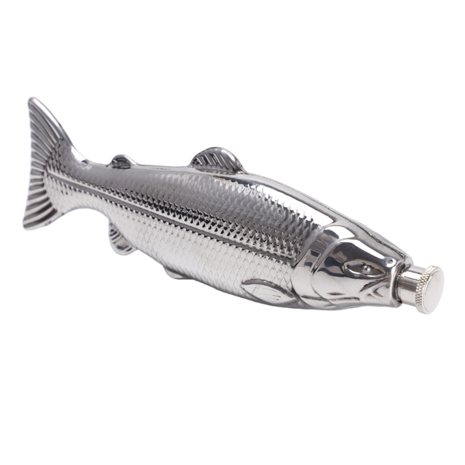 Lujiaxi Multicolor 304Stainless Steel Fish Shape Flask 5Oz Portable Cocktails And Beverage Flagon For Wine Enthusiasts And Party Hosts Portable Liquor Flask
