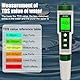 OBEST ph wert messgerät 10-in-1, Messgerät TDS EC ORP Salz S.G H2 MΩ Fertilität Temp, pool tester teichwasser wassertester, water quality testing pool messgerät ph für Trinkwasser, Schwimmbad, Labor